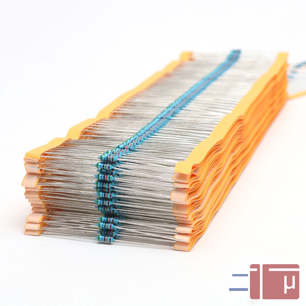 x10 Resistor 560K 1/4W Metal Film 1% Taiwan Kaki Tembaga