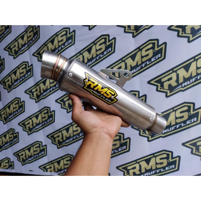SLINCER KNALPOT RMS MUFFLER ORIGINAL KOMPETISI 25 SARANGAN SETENGAH BKN DPJ BSS RPS CTS DOS D50