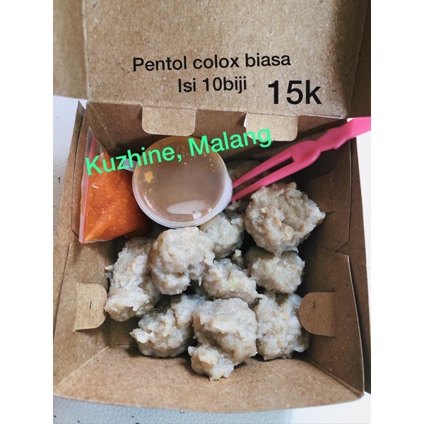 

Pentol Colox Bumbu Kacang Kuzhine Malang