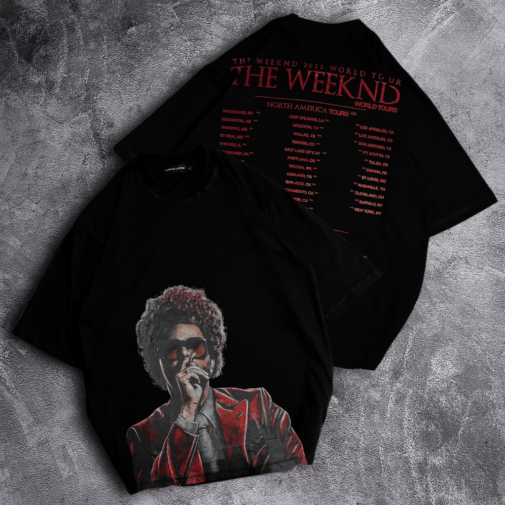 [Oversize] BAJU KAOS OVERSIZE / OVERSIZE T-SHIRT &quot;The Weekend&quot;