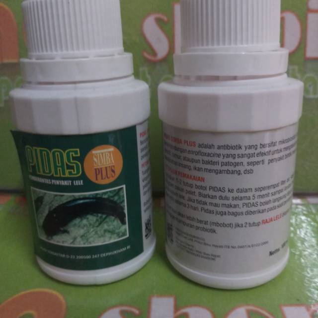 PIDAS obat ikan lele nila gurame dll sakit jamur