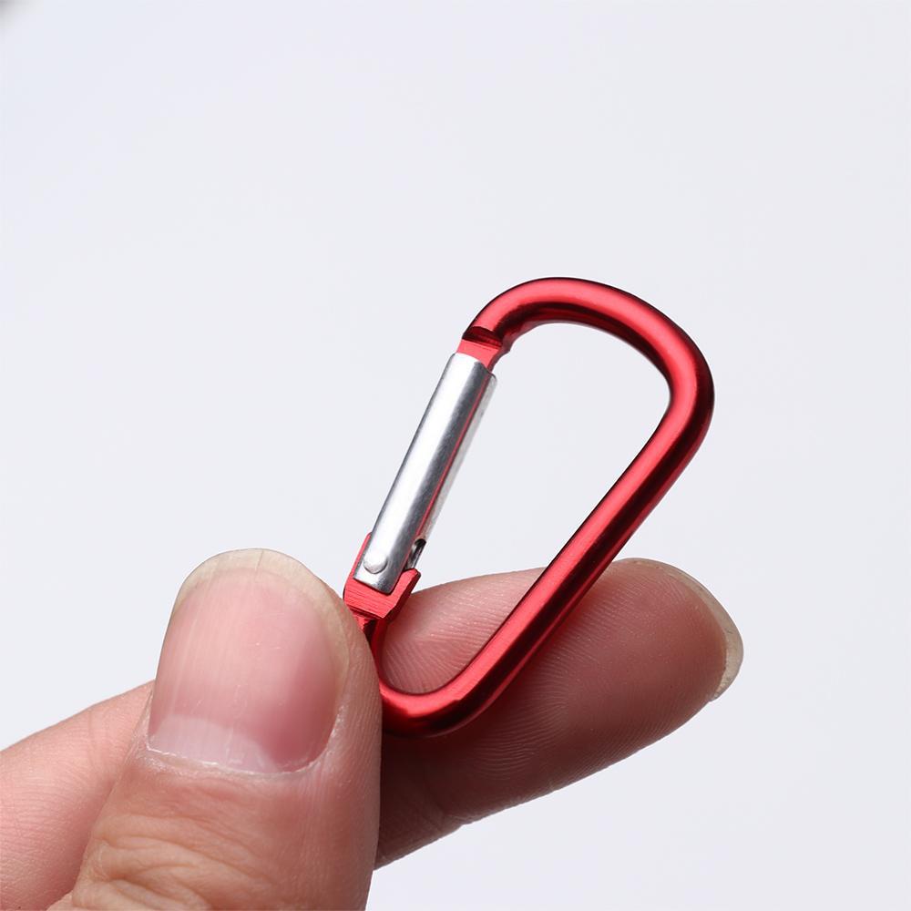 Nanas5/10pcs Gesper Panjat Peralatan Baru 7-warna Carabiner Paduan Aluminium