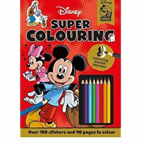 

Buku Mewarnai Super Coloring Disney Mickey + Colouring Pencils