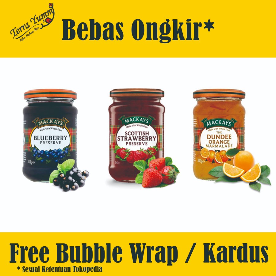 

Selai Mackays 340 Gram (Berbagai Varian)