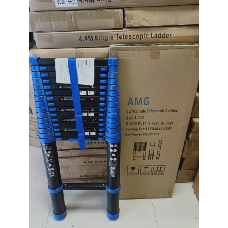 Tangga Telescopic 6.2 Meter Singel- Biru