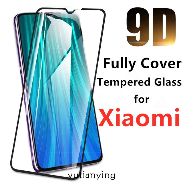 Pelindung Layar Tempered Glass 9d Full Cover Untuk Xiaomi Redmi Note11 11Pro Note 9 9s 9pro 8 9 Note8 9d Mi Poco X3 Pro