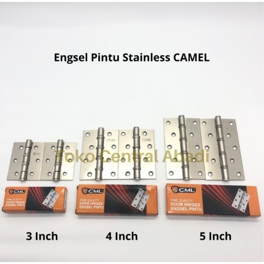 Engsel Pintu 5 Inch / Engsel Pintu Tebal Stainless CAMEL Uk 5 Inch / Engsel Jendela / Engsel Pintu /