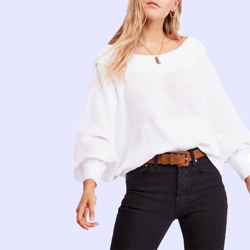 FREE PEOPLE LOOSE KNIT SWEATER