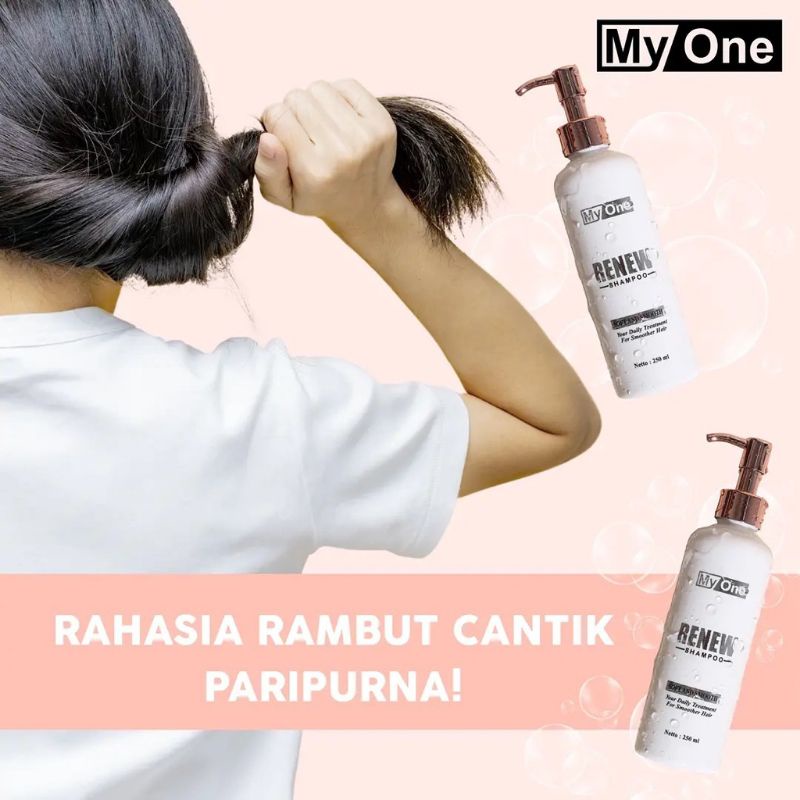MyOne Renew Shampoo Anti Rontok Anti Lepek dan Hair Tonic BPOM-1