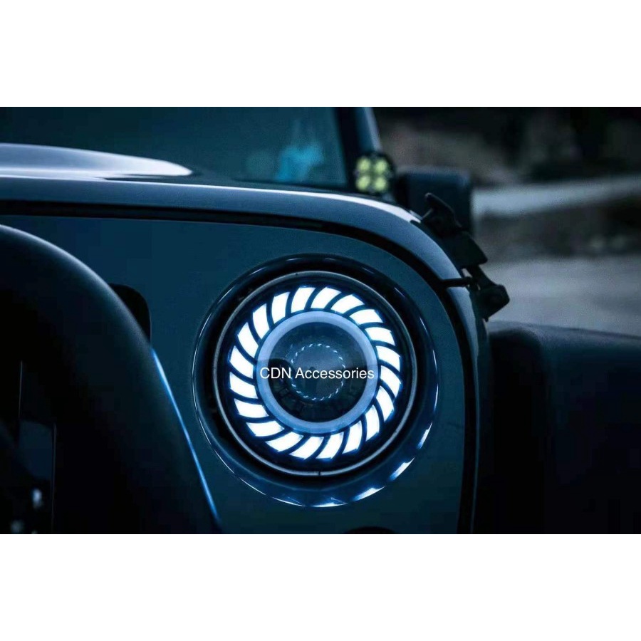 Headlamp Wrangler Rubicon JK/Lampu Depan Rubicon JK/Headlight Jeep JK