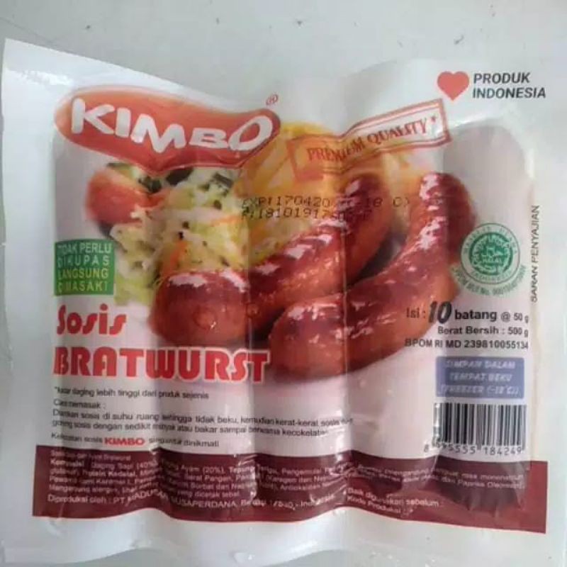 

Sosis kimbo original isi10pcs