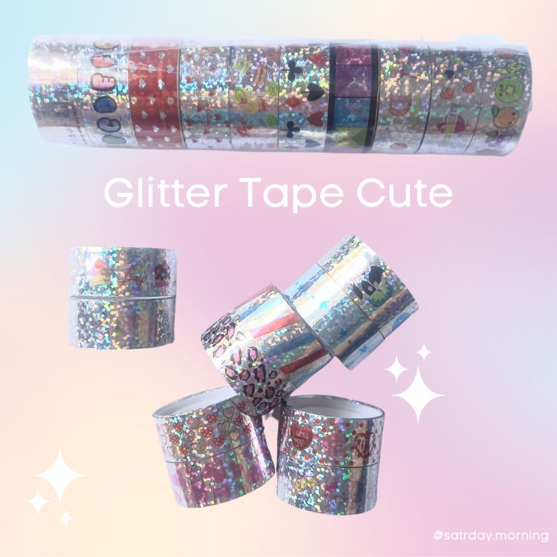 

TP01 Solasi Metalik Karakter Lucu / Tape Metalik Cute Korean / Solatip Metalik Cute
