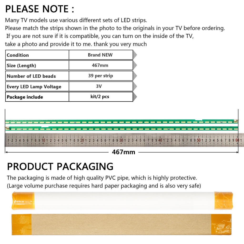 BACKLIGHT TV LED LG 43 INC 43LF630 43LX340 43LF570 43LF630T 43LX340T 43LF570T LAMPU BL 43LF 43LX SMD LIDI STRIPS STRIP 39K 39LED 39 KANCING LED SMD 43INCH 43IN 43INC LED