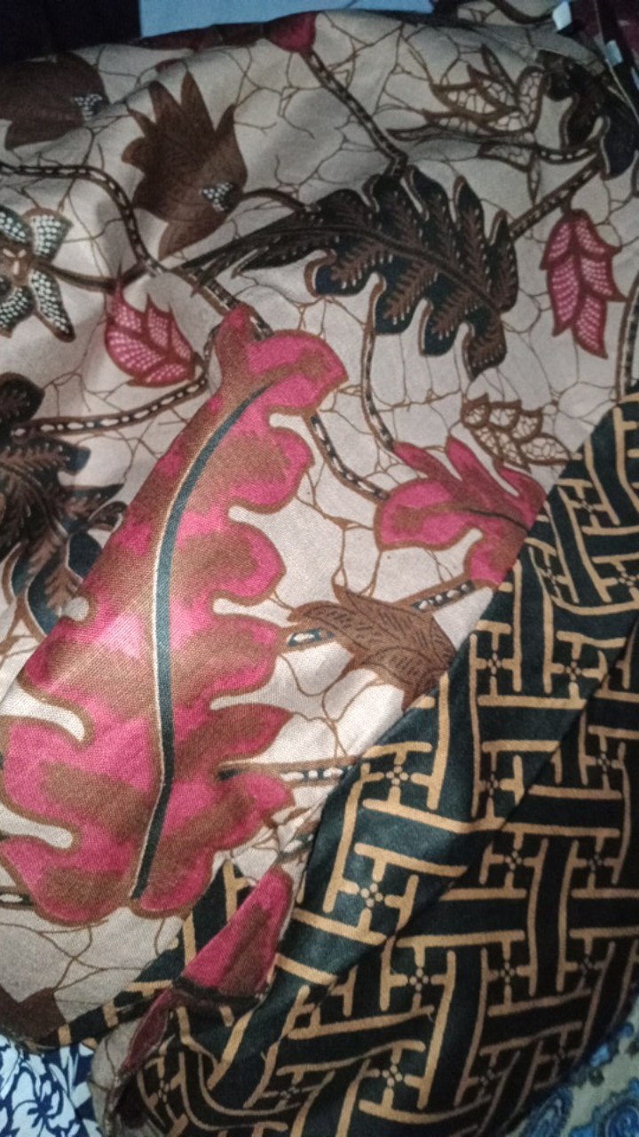 Batik Tunik Shibori Jumputan Terbaru Size M-xl/ Hrb026 Yelbor Navbor / Biru Putih / Original Bel