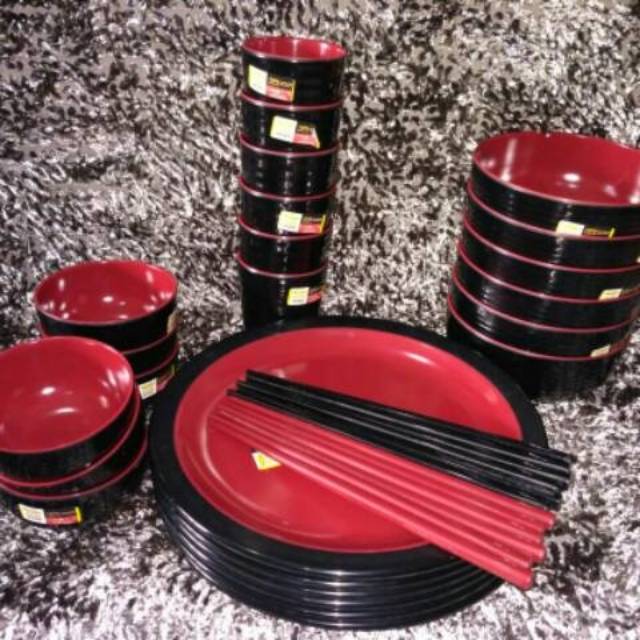 piring melamin golden dragon