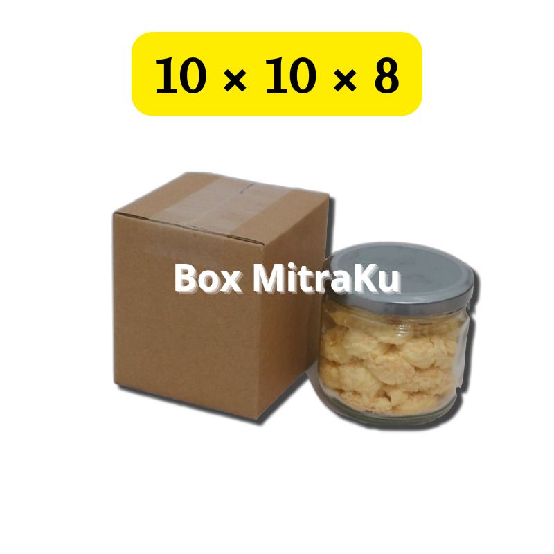 

Kardus Packing Uk 10×10×8 Box Polos Karton New
