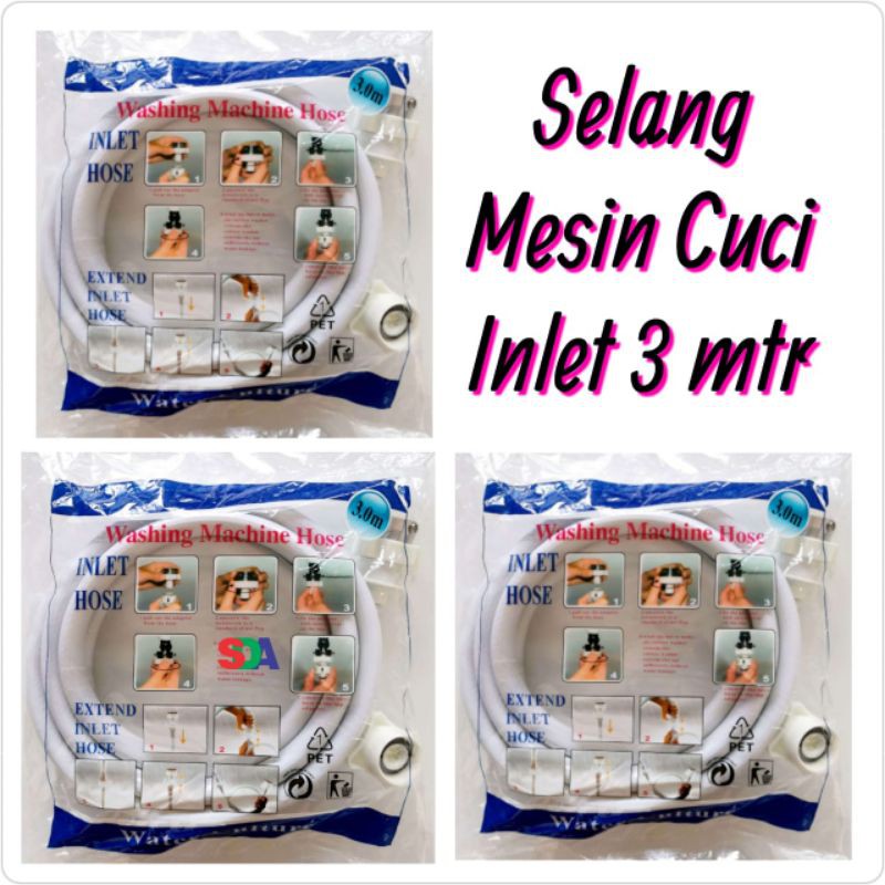 Selang Mesin Cuci Inlet 2m 3m 5m Termurah