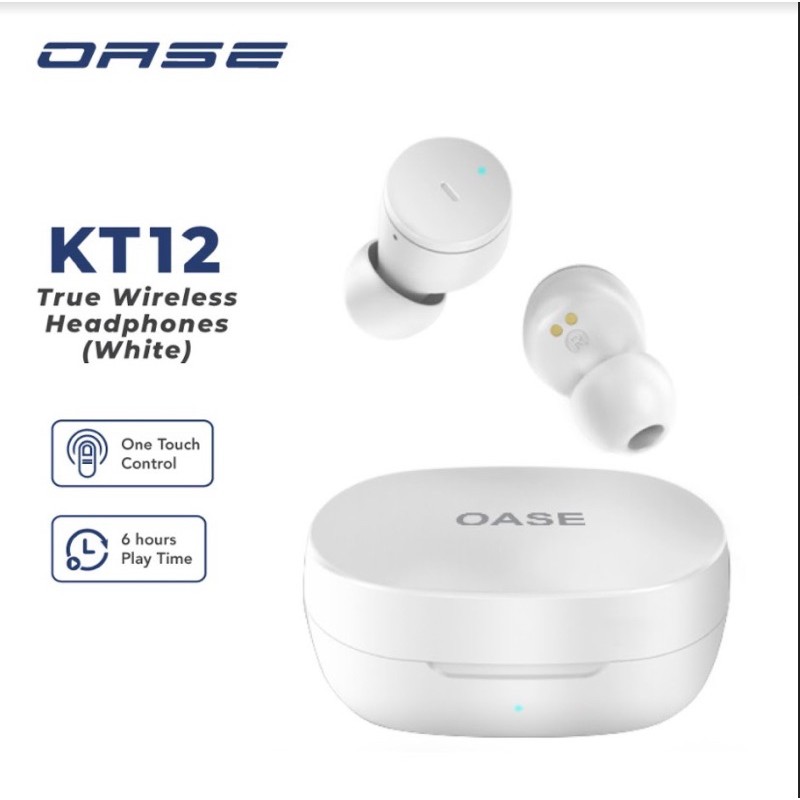 headset Bluetooth OASE original TRUE WIRELES HEADPHONES KT12