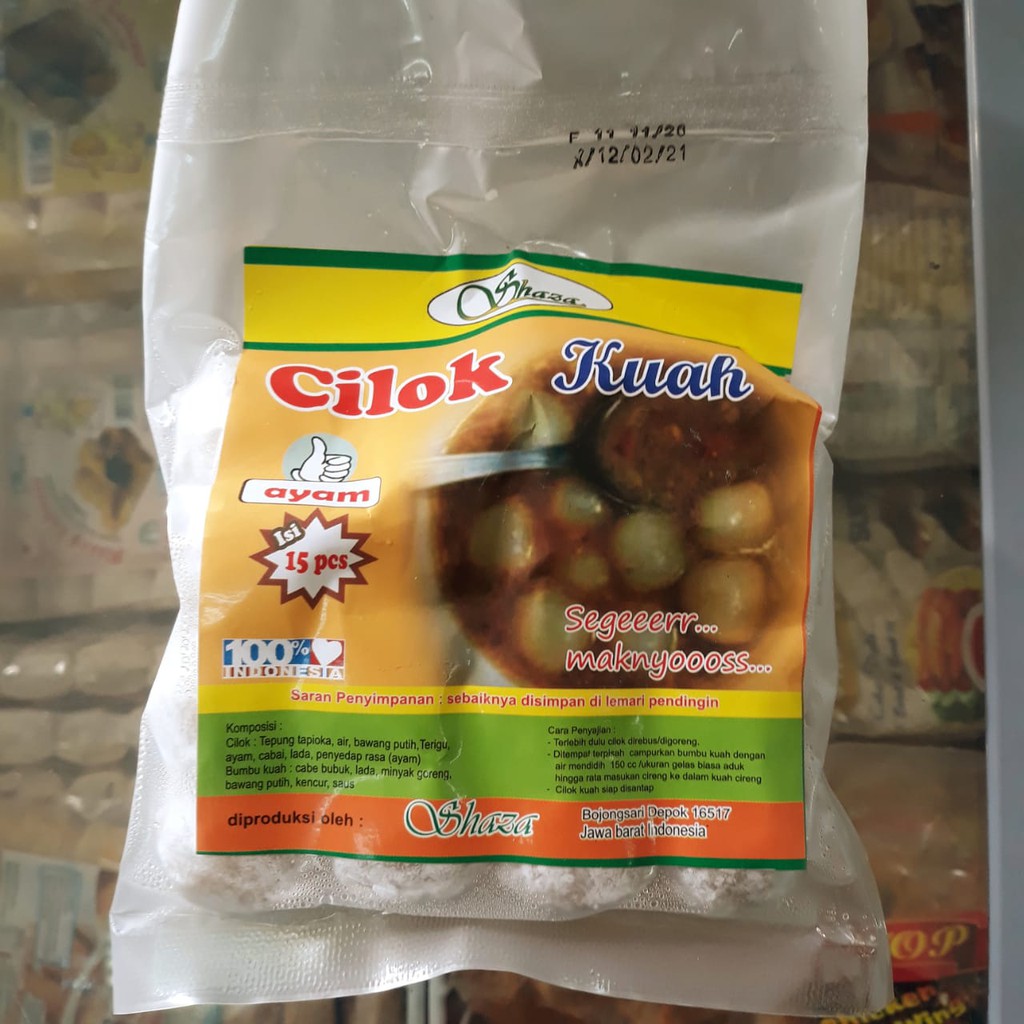 

SHAZA CILOK KUAH PEDAS 300 GR ISI 15 PCS ENAAAKK BANGEET