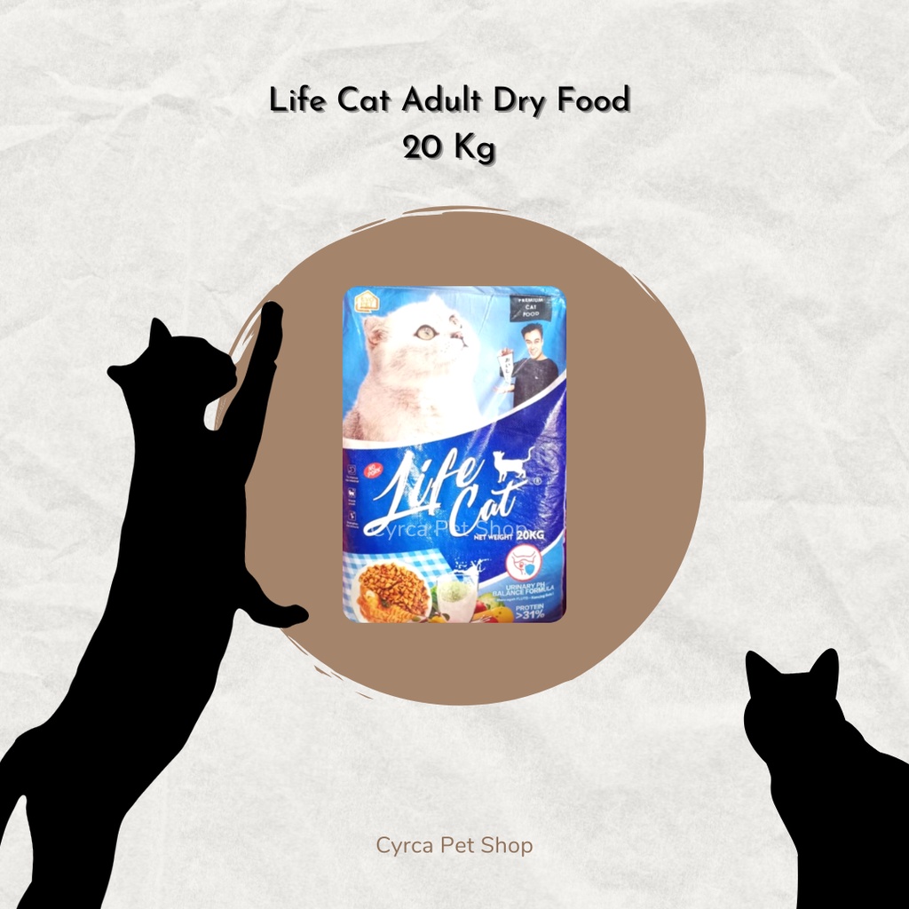 ( 1 Sak ) Life Cat Adult Dry Food - 20 Kg