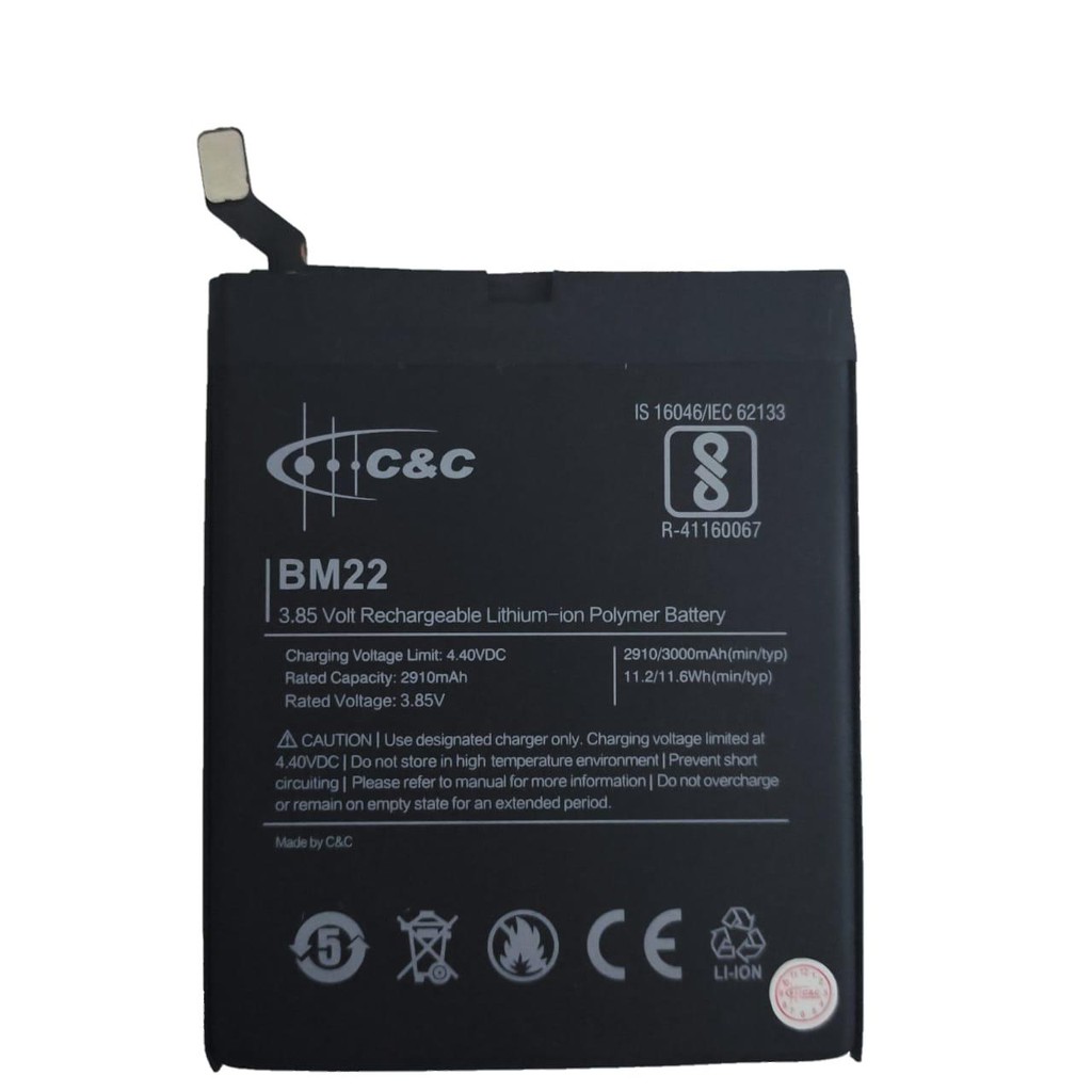 Batre battery baterai Double Power IC/C&amp;C Xiaomi Redmi mi5 BM22