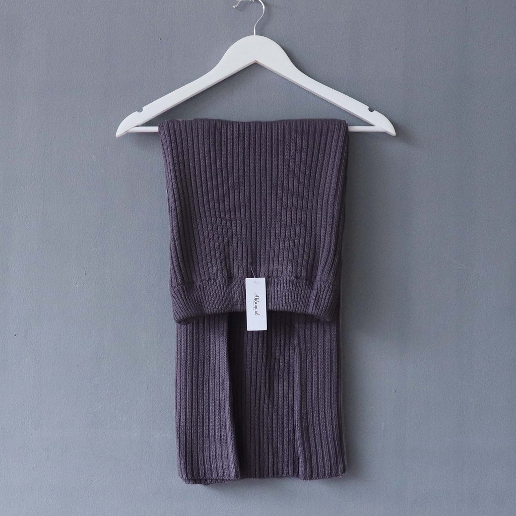 Ahlami- Kala Skirt Rok Rajut Premium Rok Span Knit Tebal Rok Rajut Span Rok Span Premium Rok Kerja Rok Formal Premium-GREY (RAJUT)