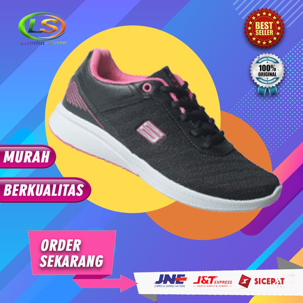 Sepatu Remaja Wanita Cewek Perempuan  Kekinian Murah Tali Sport Olah Raga Jalan-jalan  Casual