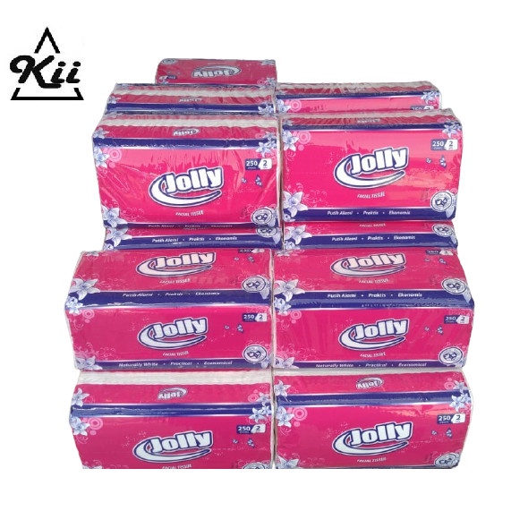 Tissue Facial Jolly 250Sheet 2ply
