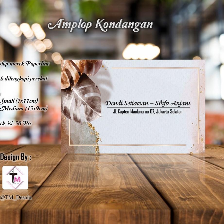 

<YoX ✩> Kode D36 - Amplop Kondangan / Amplop Nama / Amplop Desain - @TM_Desain isi 50pcs ||Super laris