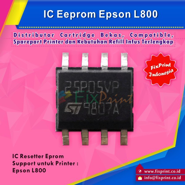 IC Eprom Epson L800, IC Counter L800, IC Eeprom Reset Epson L800, Resetter Printer Epson L800 Murah