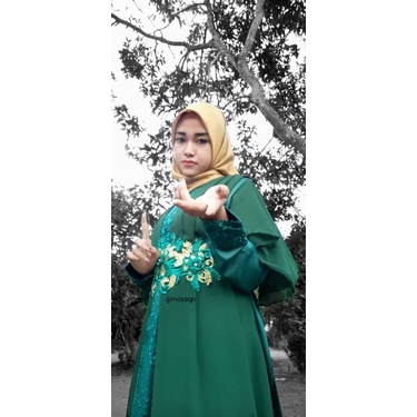 gamis pesta premium mewah