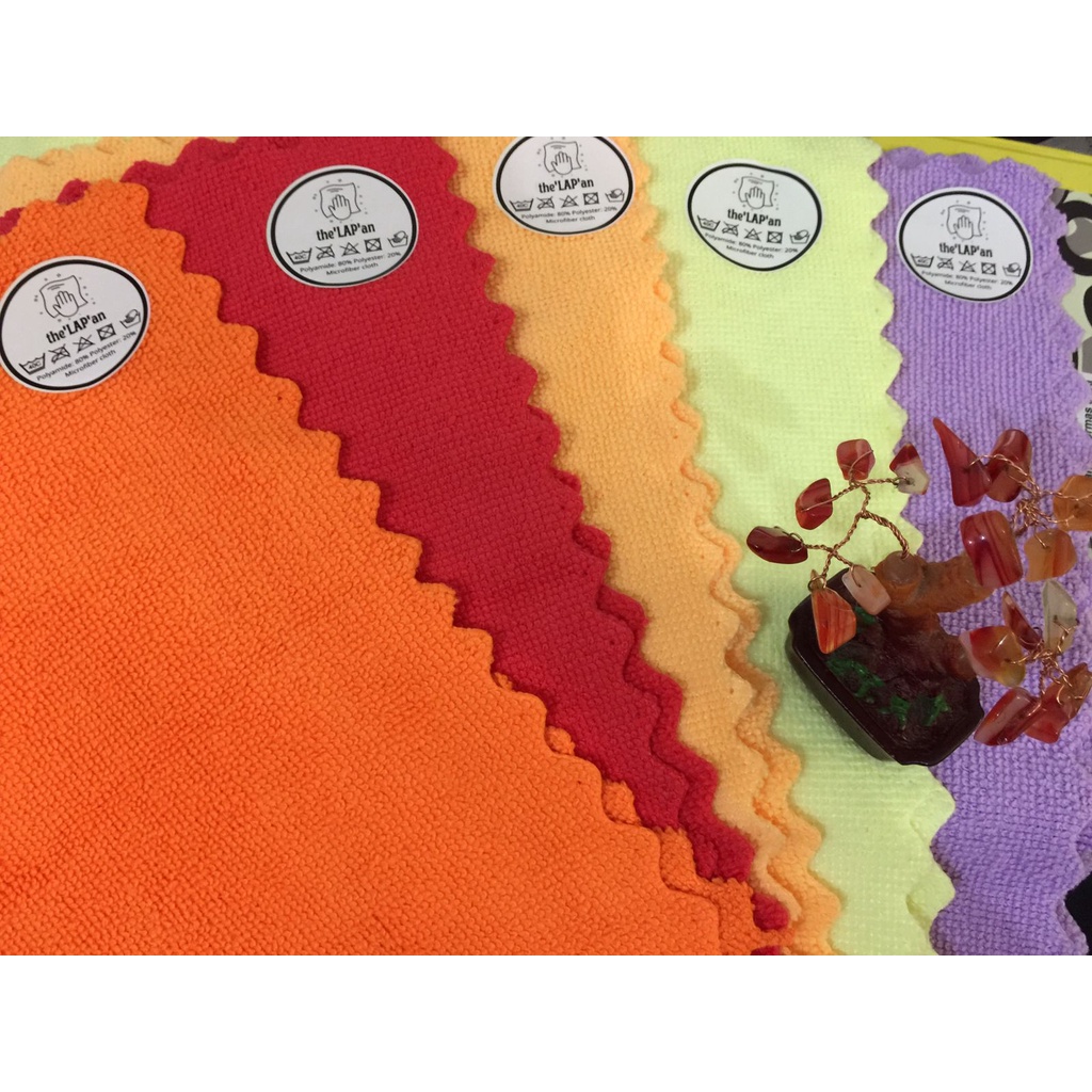 6 pcs Lap Microfiber / Lap Dapur / Lap Tangan / Lap Wastafel / Lap Serbaguna / Lap Meja Makan 30 x 3