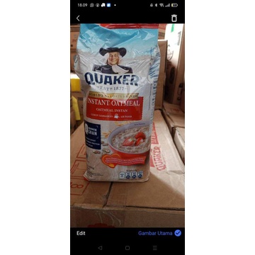 

Quaker oatmeal sereal makanan jantung sehat 800gr