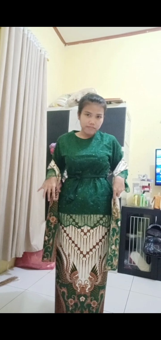 Maura Couple - Sania Ruffle Batik Couple Ori Ndoro Jowi Dnt Garansi Termurah Shopee - Mika Hijau