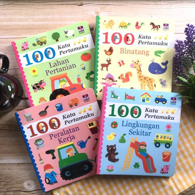 Board Book 100 Kata Pertamaku (BANYAK JUDUL) | Shopee Indonesia