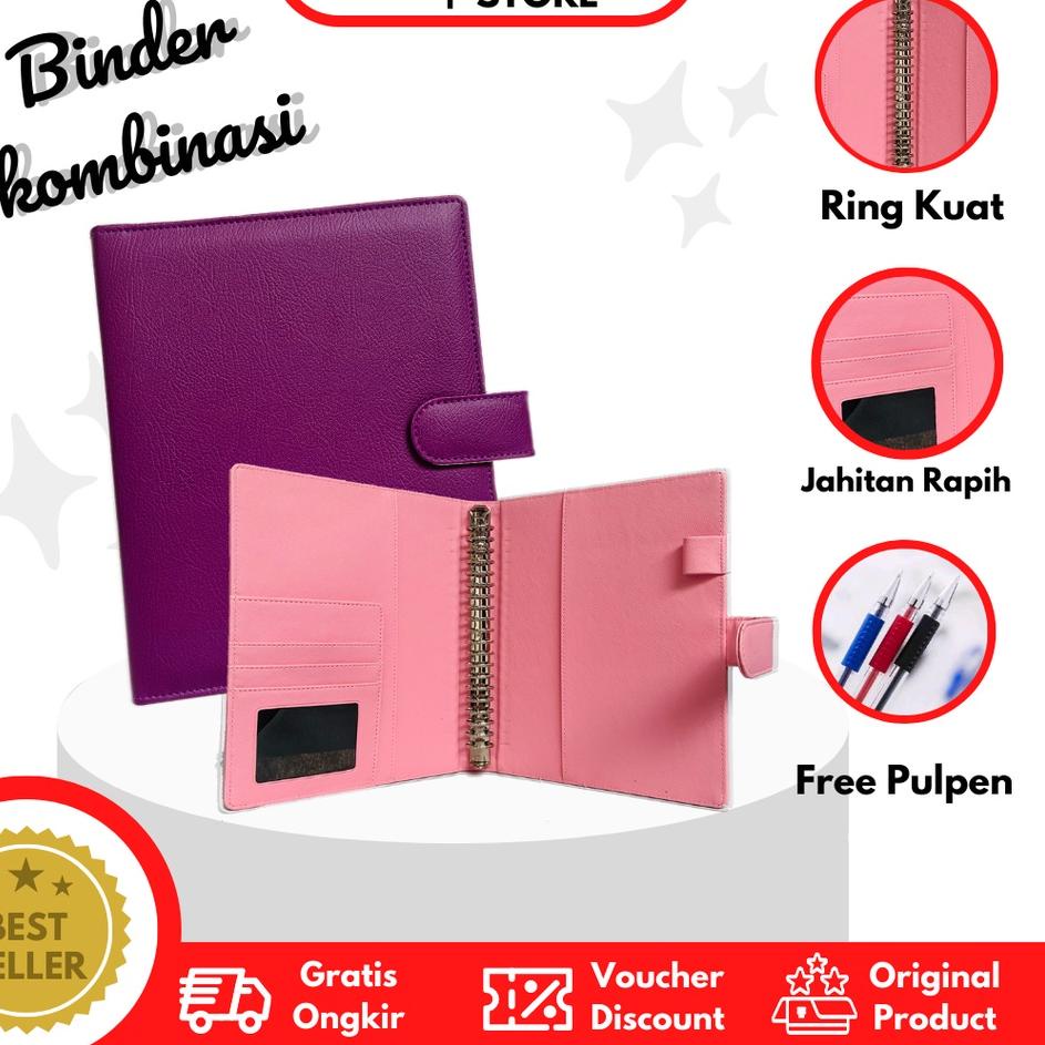 

Murah Meriah Binder Polos Kombinasi A5 Ring 20