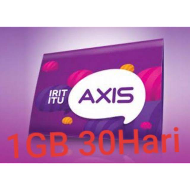 KARTU PERDANA AXIS 1GB 30HARI