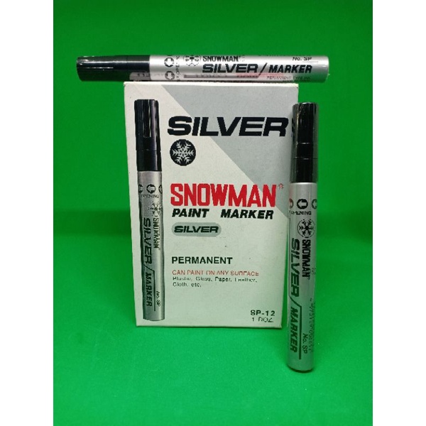 

Spidol Snowman Silver Besar