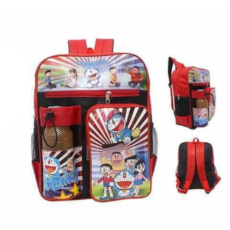 tas ransel anak bonus botol minum tas ransel anak laki laki karakter tayo tobot ultraman doraemon