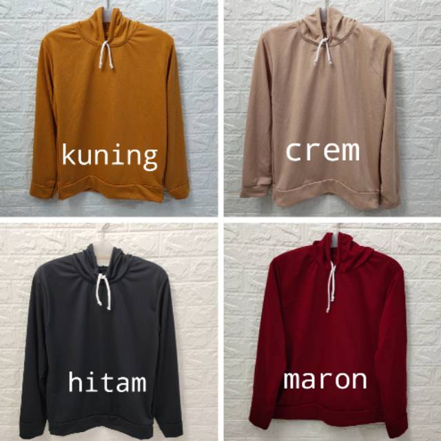 Sweater jumper wanita/Hoodie polos wanita..,