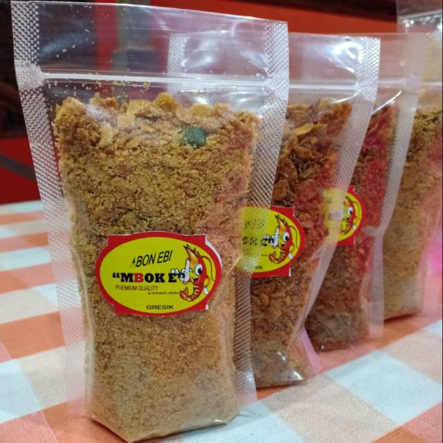 

Ebi (baby udang) Krispy / abon ebi pedas dan original