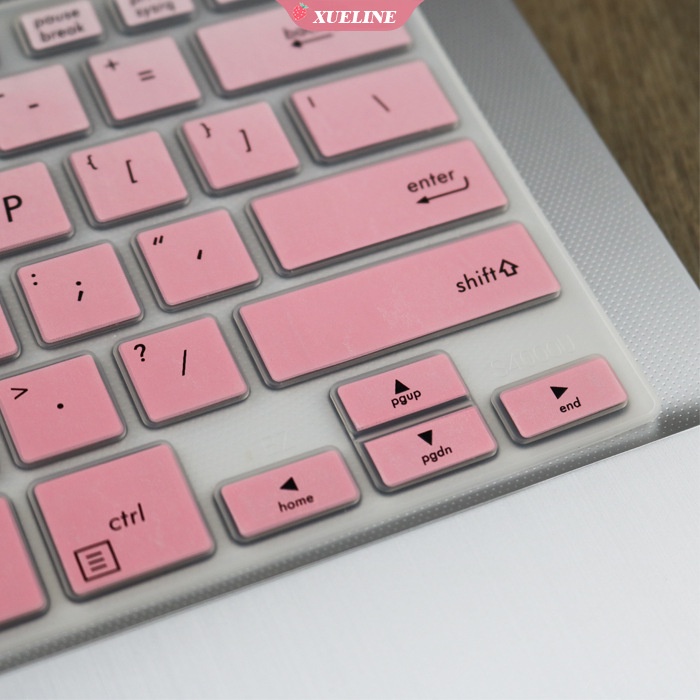 Skin Silikon Cover Pelindung Keyboard Lembut Anti Air 14 &quot;Untuk ASUS PU404U / TP410U / R421 / A407 / Y4000Ub