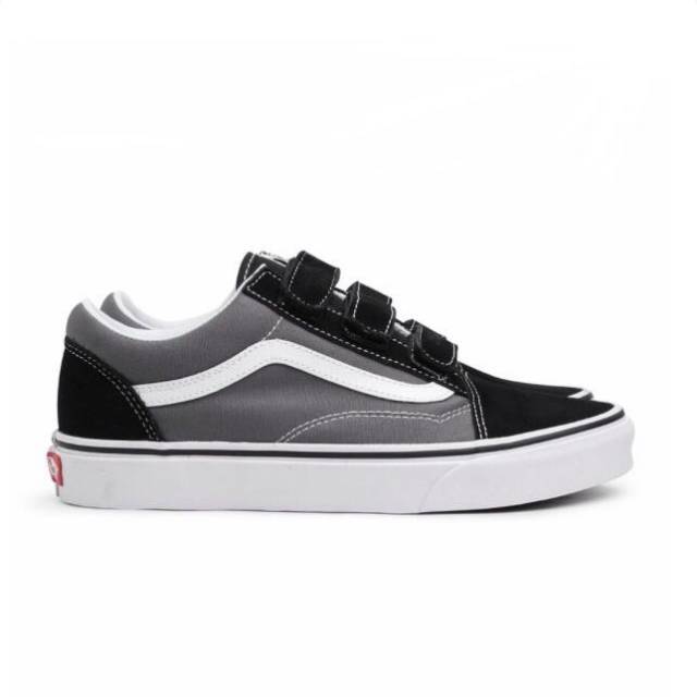 Vans Old Skool Velcro Pewter Black