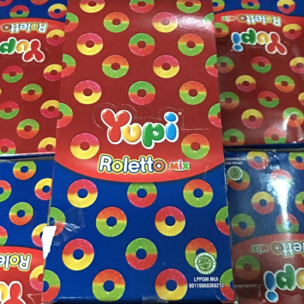 

Yupi Roletto 1 Box isi 12 Pcs