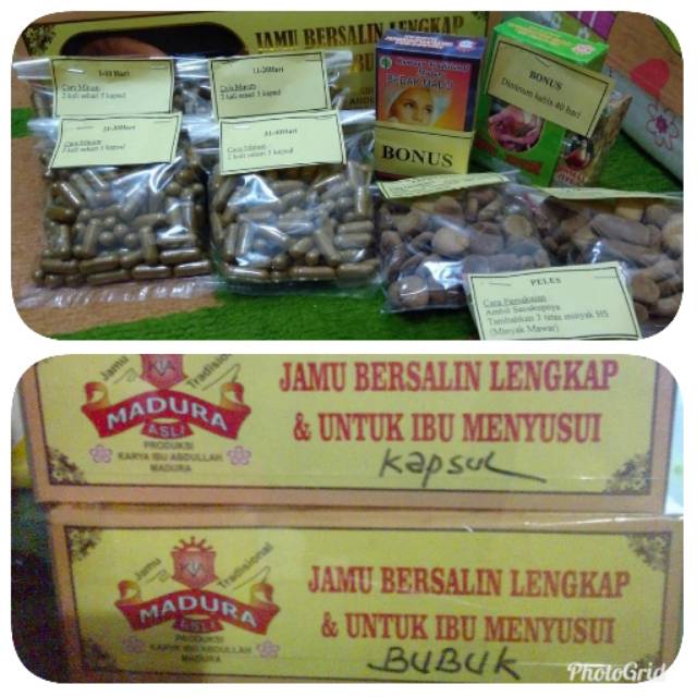 

Jamu bersalin lengkap