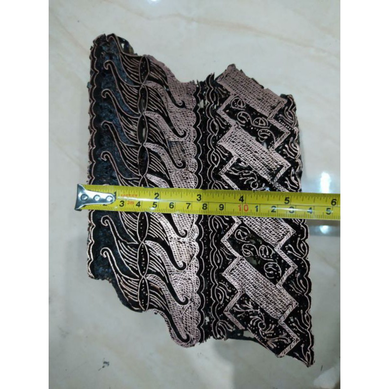 Alat Cetak Batik Cap Batik Bahan Tembaga Panjang 20cm Shopee Indonesia