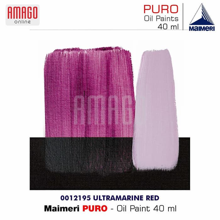 MAIMERI PURO - OIL PAINT - ULTRAMARINE RED - 40ML - M0012195