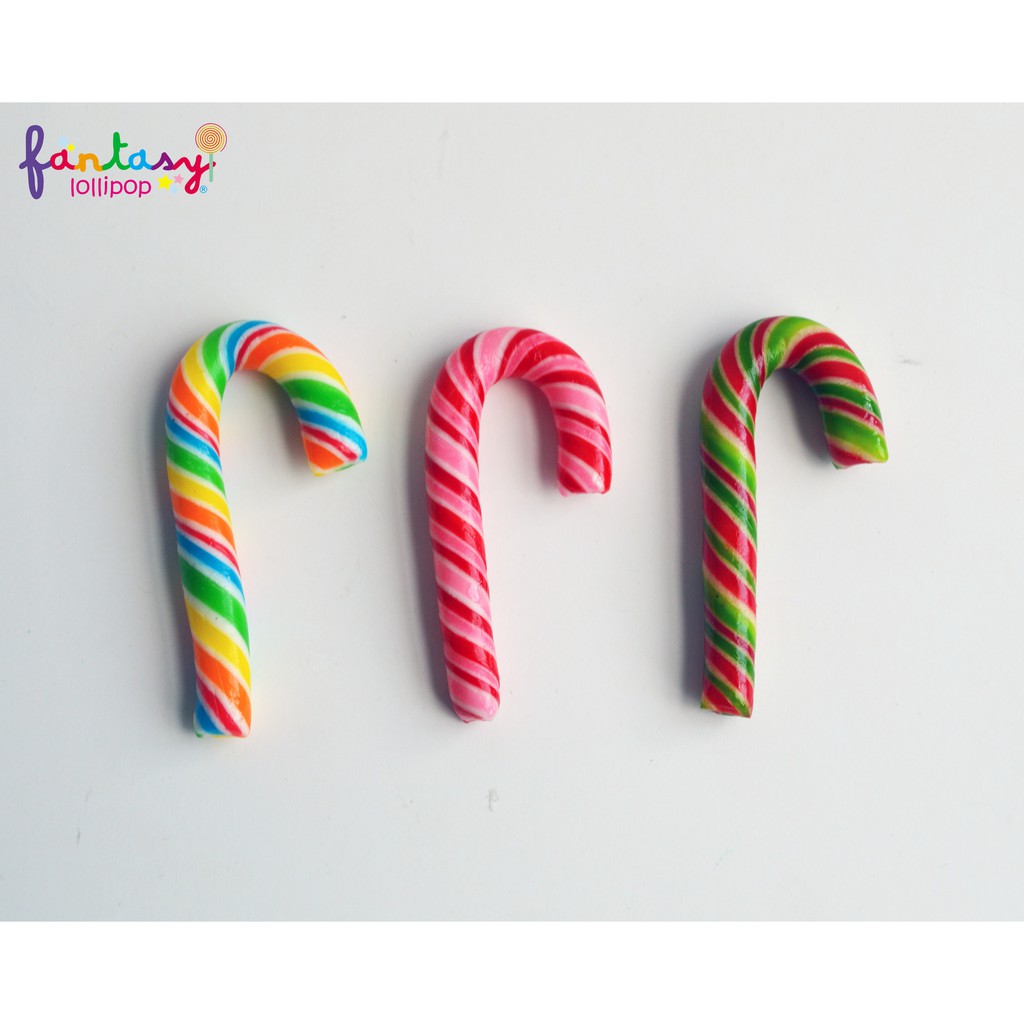 

FANTASY Lollipop Candy Tongkat 8 cm - Candy Cane