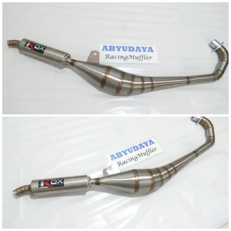 knalpot satria 2 tak knalpot satria hiu knalpot satria lumba knalpot satria R 120 bahan stainles kdx