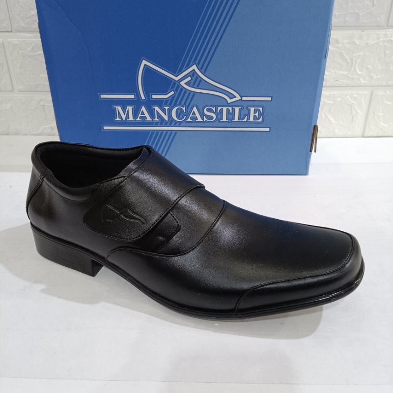 Sepatu Pantofel Merk Mancastle tipe Pedro | Sepatu Kantor Mancastle | Pantofel Runcing Mancastle